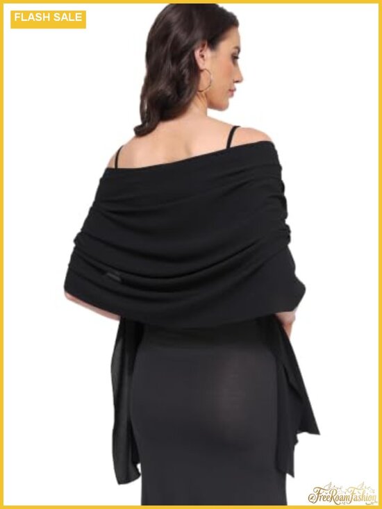 Accessories - Chiffon Shawl Wrap Women Evening Wedding Scarf